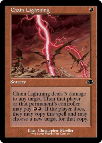 Chain lightning retro - nm, (retro